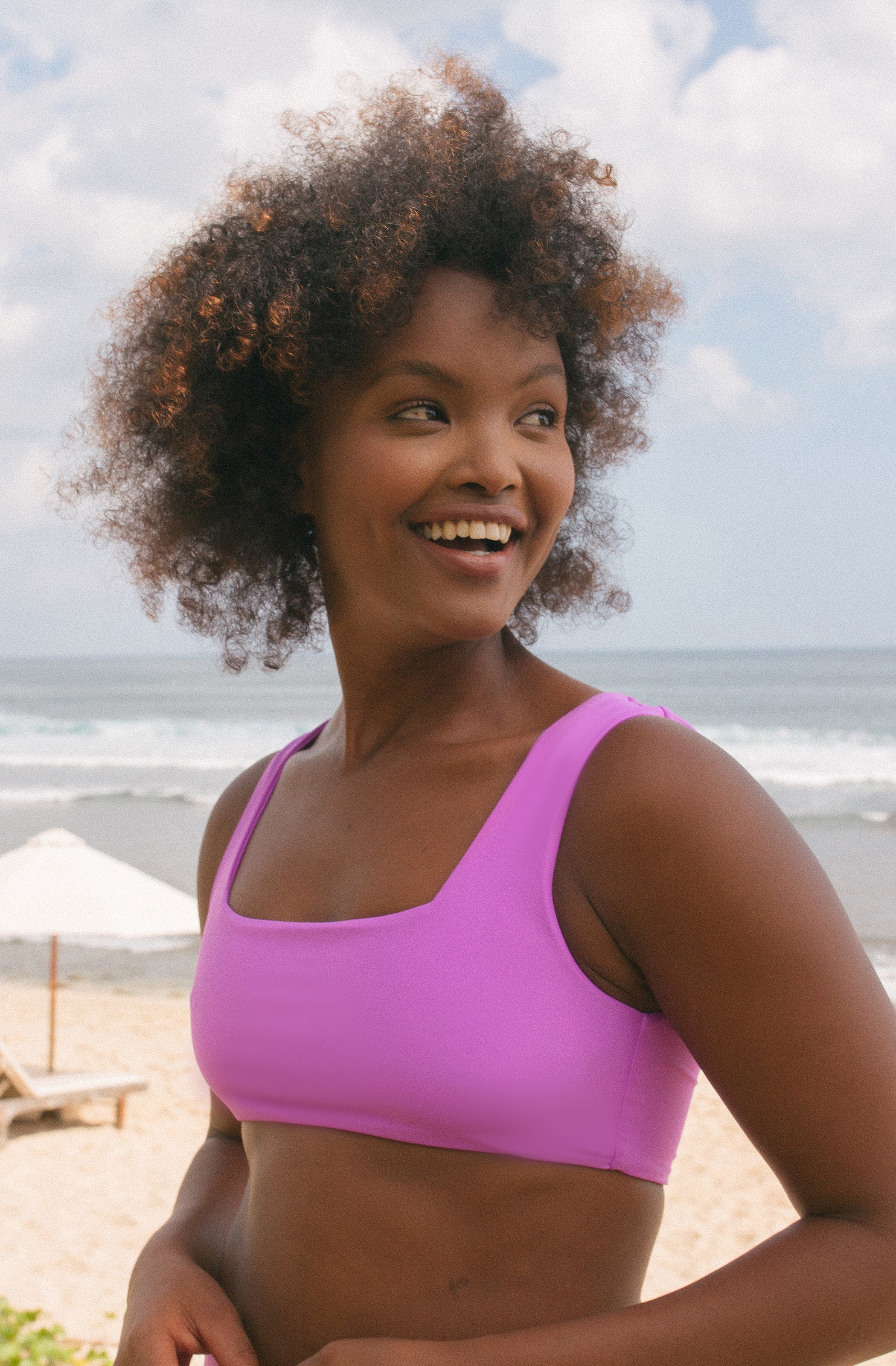Aerie has a new swimwear line made from recycled plastic
